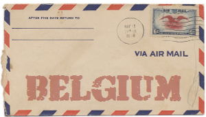 Recent missionary letter from Belgium