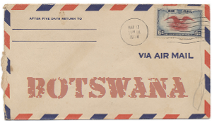 Recent missionary letter from Botswana