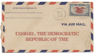 Recent missionary letter from Congo, The Democratic Republic of the