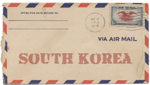 Recent missionary letter from South Korea