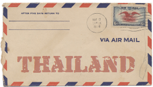 Recent missionary letter from Thailand