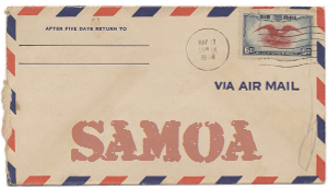 Recent missionary letter from Samoa