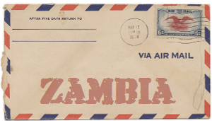 Recent missionary letter from Zambia